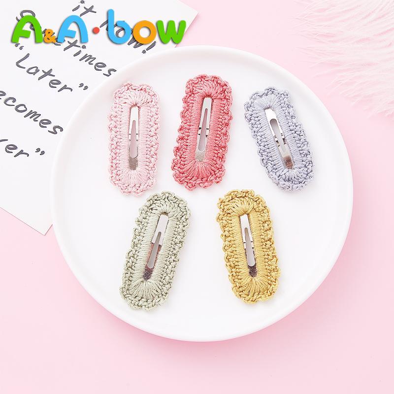

2pcs Baby Hair Clips Cable Braided Solid Hairclip Nylon Square Hollow BB Hairpin Baby Headdress Girl Hair Pins Accessories1, A2nsnsfb-9755-1-5