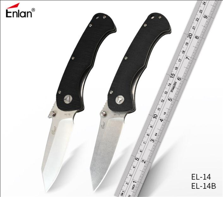 

Enlan Bee EL-14/EL-14B high performance tactical folding knife 8CR13mov blade G10 handle camping hunting outdoor EDC tools