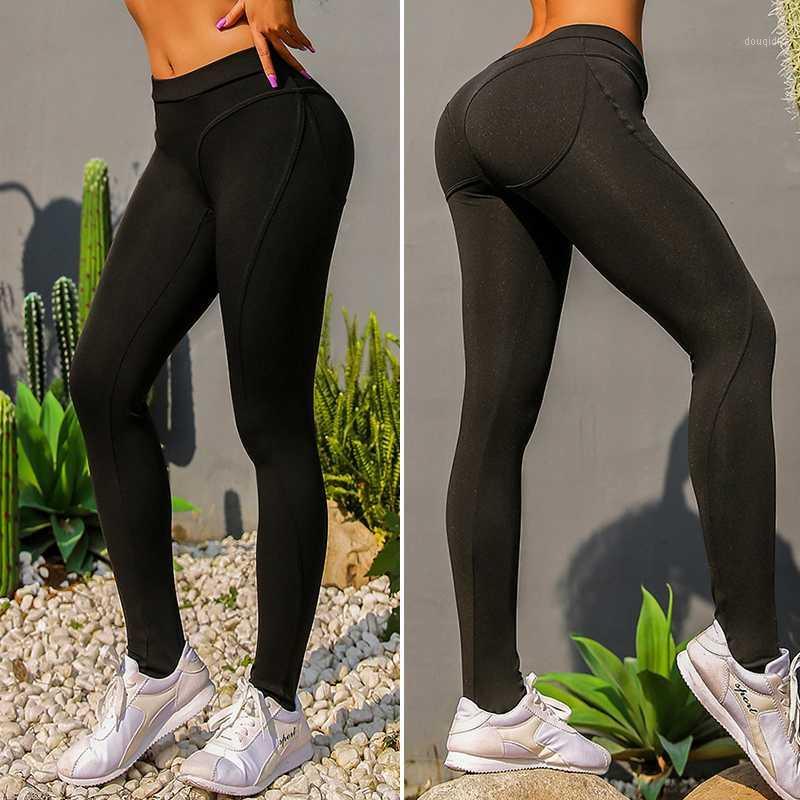 

Women' High Waist Leggings Women' Wild Hip Sports Yoga Pants Black1, Black