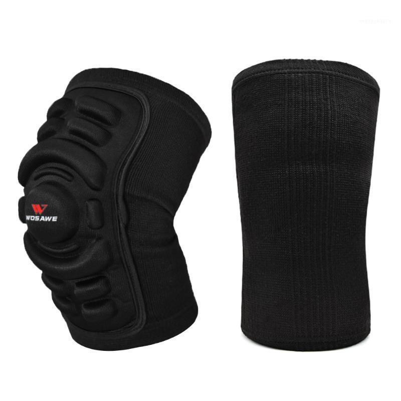 

WOSAWE 1pc Knee Pads Motorcycle Knee Protector Sports Safety EVA Honeycomb Warm pad Breathable Ski Protective Gear1