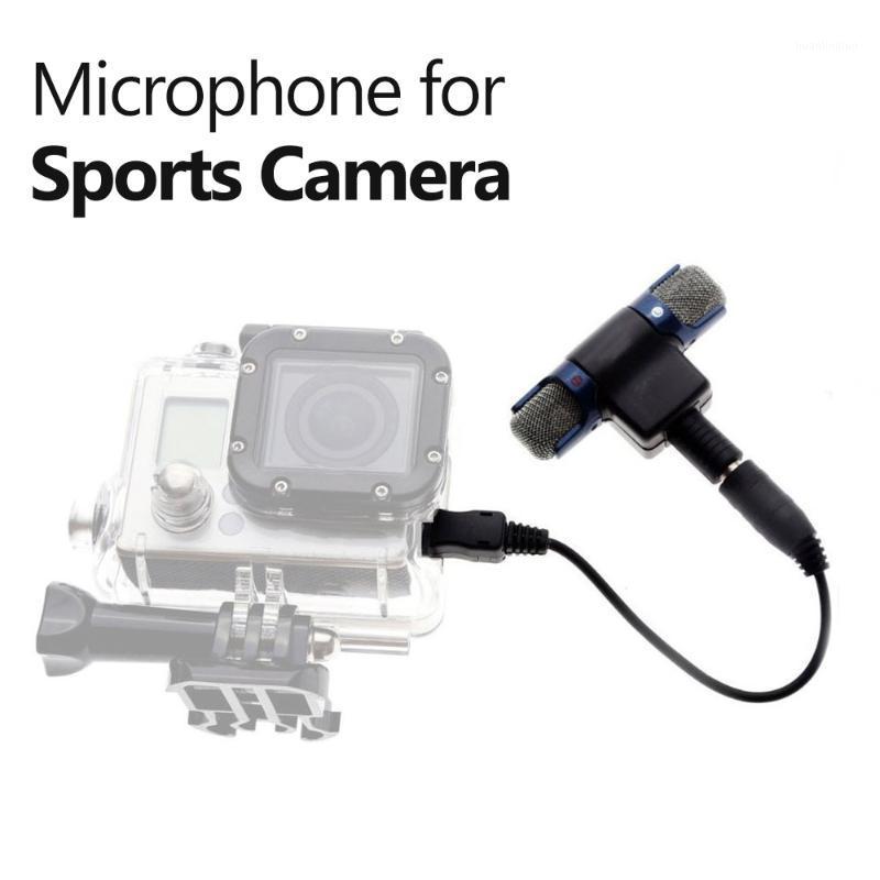 

Photography Stereo Microphone 3.5mm Plug with USB Aadapter Cable Compatible with hero 3/3+/4 Sports Camera Smartphone1