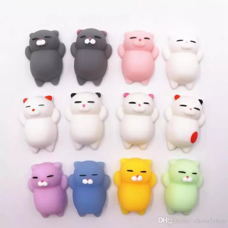 

Mini Animal Toy DHT169 Toys Panda Healing Finger Stress Cute Squeeze Stretchy Squeeze Pinch Squishy Relief Doll Cat Kawaii Qqael