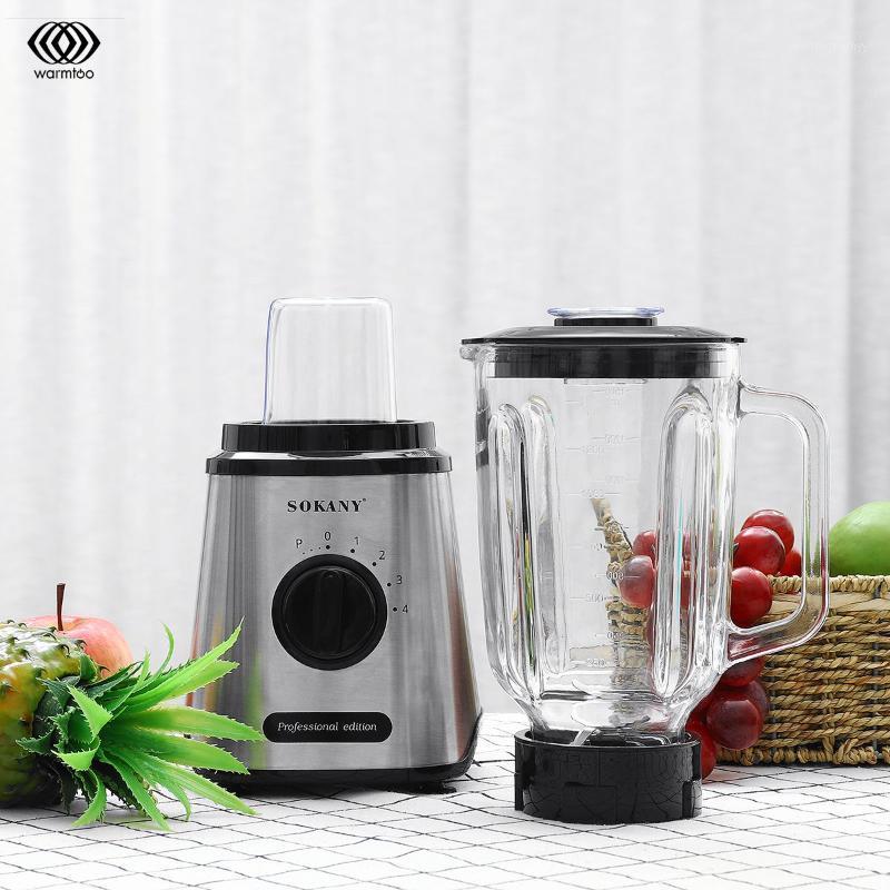

1.5L Electric Blender Glass&Stainless steel For Kitchen Home Fruit Vegetables blender Portable Machine Juicer Cup With scale1