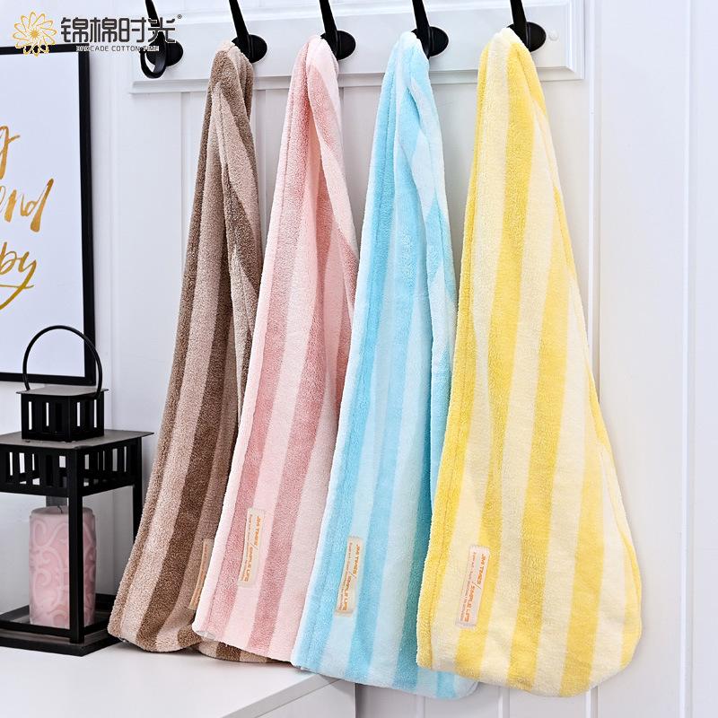

Household daily coral velvet thickened dry hair hat wipe hair towel Douyin water absorbent quick-drying microfiber headscarf
