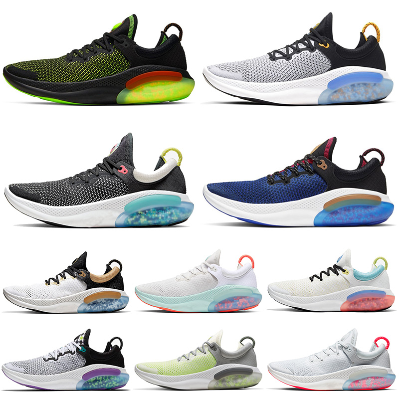 

2020 New Arrival Joyride Run FK Fly knit Men Women Running Shoes Electric Green Blac Racer Blue Summit White Fashion Trainers Runners 36-45, 5 36-45 summit white