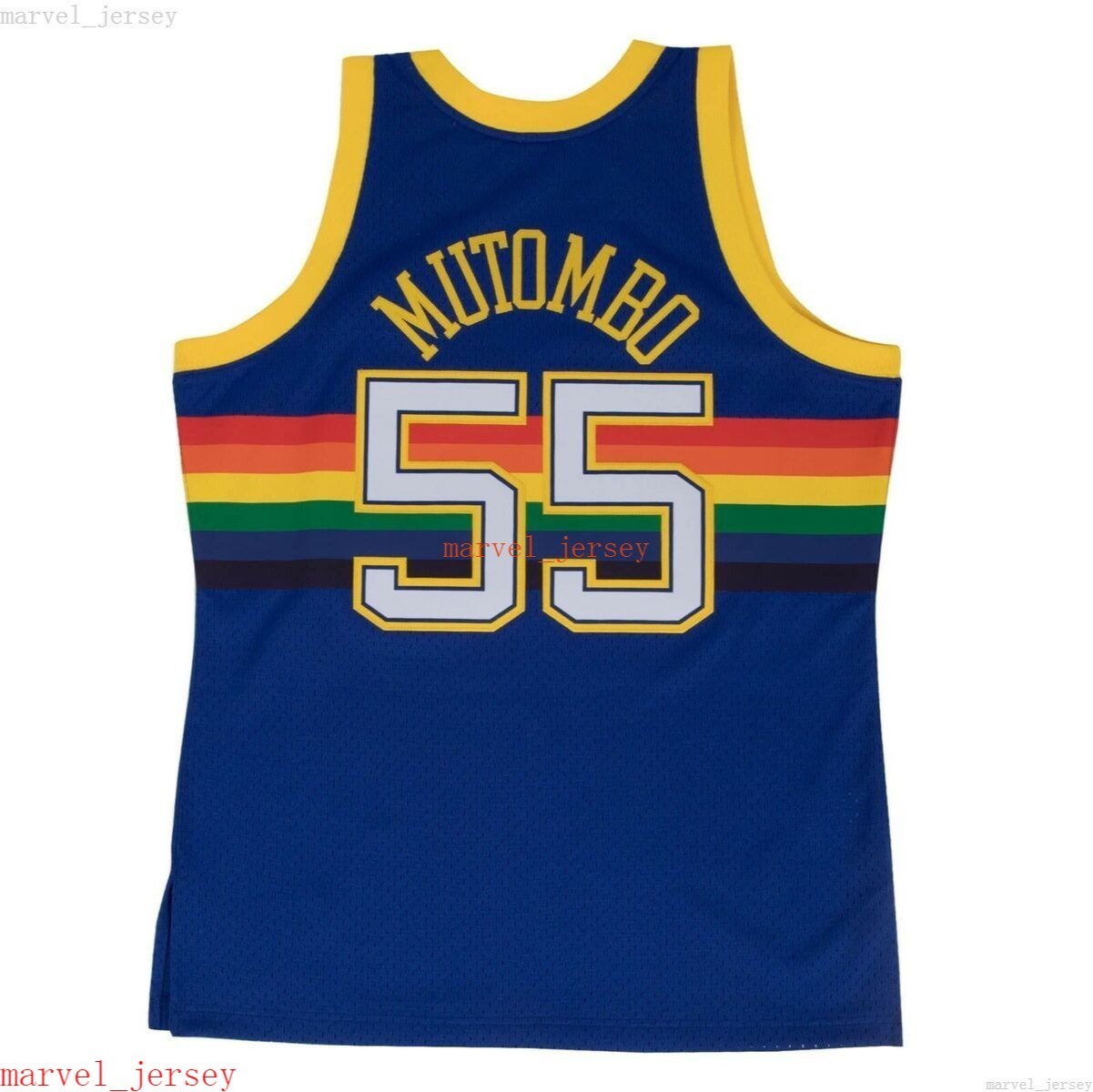 

100% Stitched Dikembe Mutombo #55 Mitchell & Ness 1991-92 Swingman Jersey XS-6XL Mens Throwbacks Basketball jerseys Men Women Youth, Black