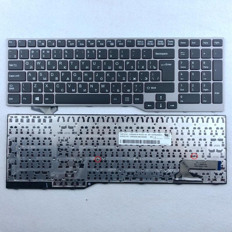 

Russian Spanish US-International Thailand Laptop Keyboard For Fujistu E754 Lifebook E753 E756 E554 E556 RU SP US TI Layout