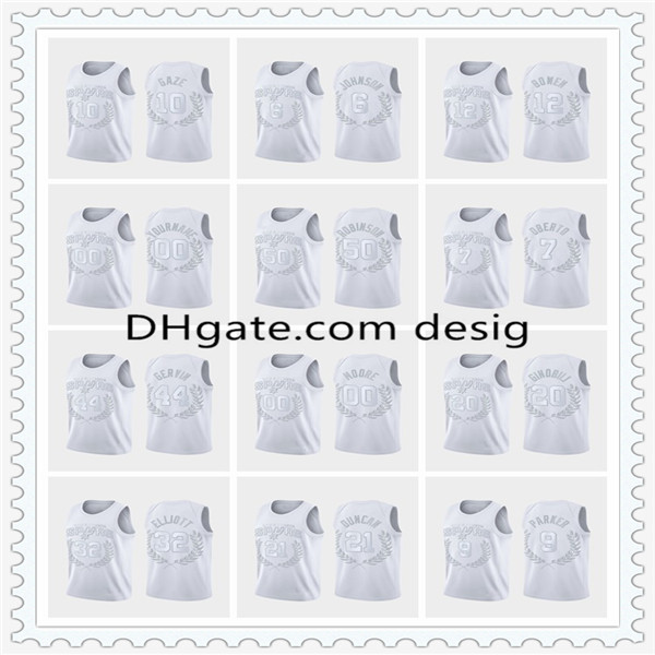 

San Spurs Antonio Aldridge 5 Murray 20 Ginobili 22 Gay basketball jerseys LaMarcus Dejounte Manu Rudy glory limited whitejersey