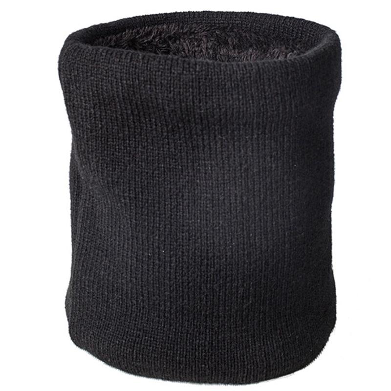 

Unisex Winter Men Women Warm Knitted Ring Scarves Thick Elastic Knit Mufflers Children Neck Warmer Boys Girl Plush Scarf Collar