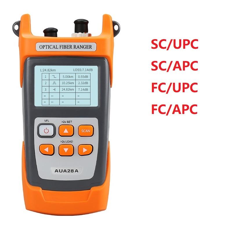 

Mini 60KM 1550nm Fiber Optical Ranger Fiber Optical Reflectometer Optic OTDR Built in VFL FC/SC
