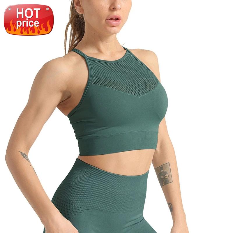 

NORMOV Fashion Women Tops Slim Fitness Mesh Patchwork Sleeveless Spandex Tank Tops Solid Workout Backless Lady #Rs1t, White