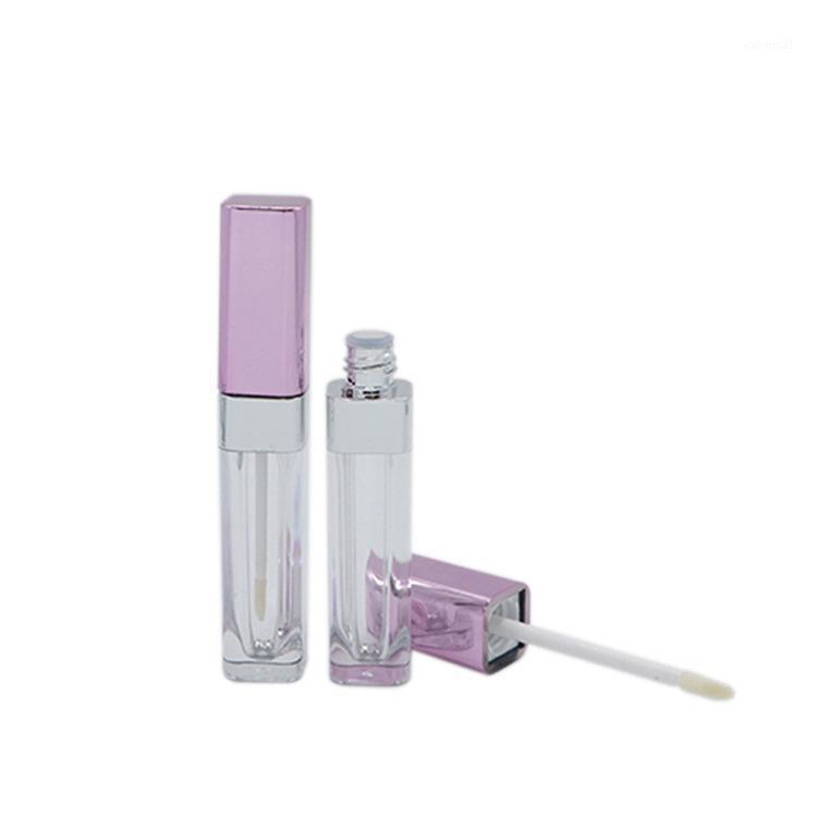 

50pcs 5ml Empty Purple Lid Lipstick Lip Packing Bottle Cosmetic Lip Gloss Makeup Glaze Refillable Bottle gloss tube1