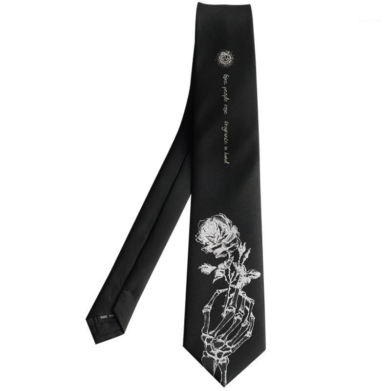 

Free Shipping New Male men's Original design students personality gift necktie Give people a rose hand with lingering fragrance1
