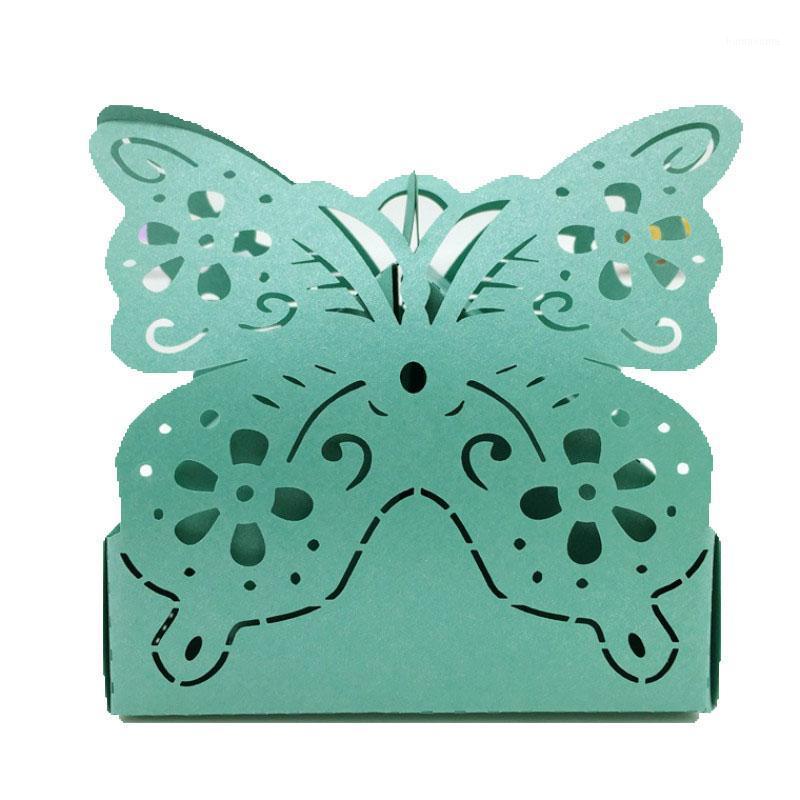 

Hot Sale 50 Pcs/laser Cutting Butterfly Wedding Candy Boxes Favor Ribbon Gift Sweet Boxe Luxury Wedding Party Supplies 7zSH1471