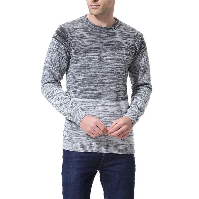 

Male Cotton Thin Sweater Men Casual Man Sweaters Clothes 201201, Dark grey