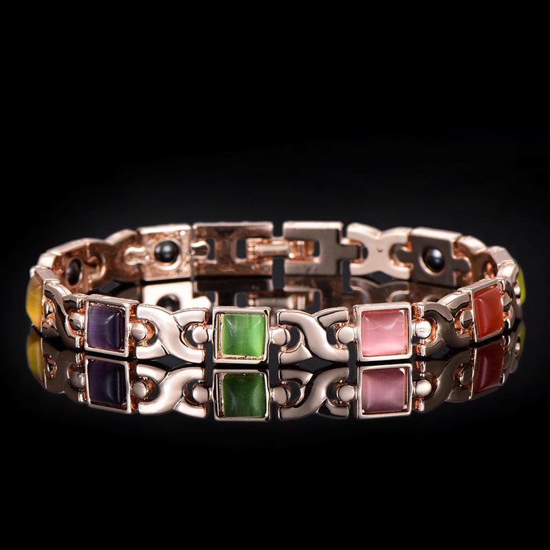 

Copper Magn setic bracelet for Men Women Magn set Healthy Bio Energy bracelets & Bangles Luxury fashion Jewelry 25111