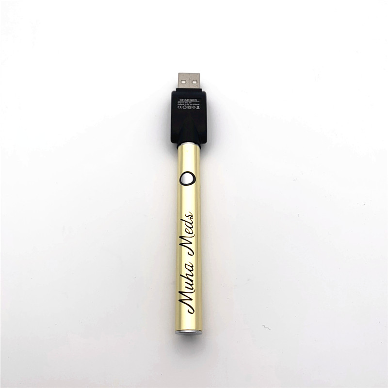 

Muha meds battery WAX thick Oil tank e cigs vape with Display Box 510 Thread battery Tank Cartridge Slim Vape Pen kit