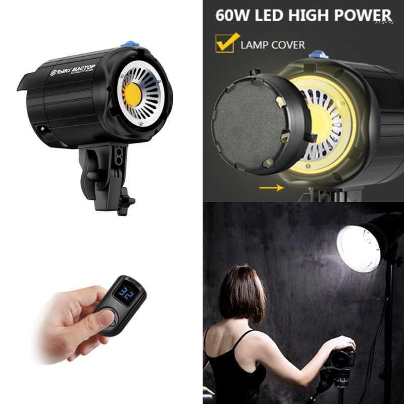 

60W LED Continuous Video Light Bowens Mount Aluminum Alloy Studio Lamp with LCD Display Remote control for Vlog YouTube Video1