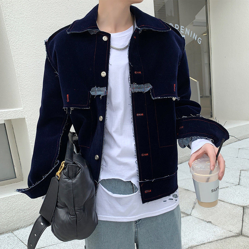 

Autumn 2021 Men's Thin New Winter Pure Colour Jacket Long Sleeves Fashion Male Youth Wear GVO4, Picture color