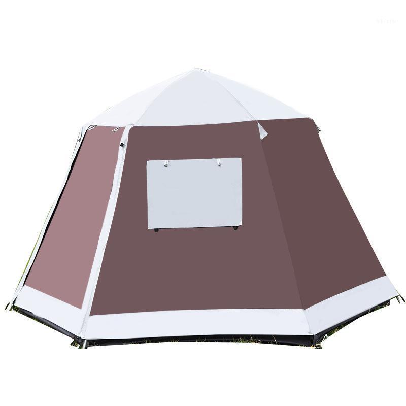 

Fully automatic quick-open outdoor camping tent 3-4 people camping travel tent rainproof1