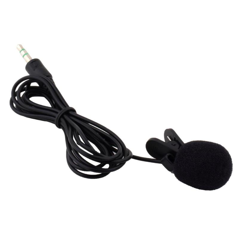 

2m Mini Portable Lavalier Microphone for Phone 3.5mm Wired Condenser Clip-on Microphone Hands Free Mic For PC Computer Mikrofo