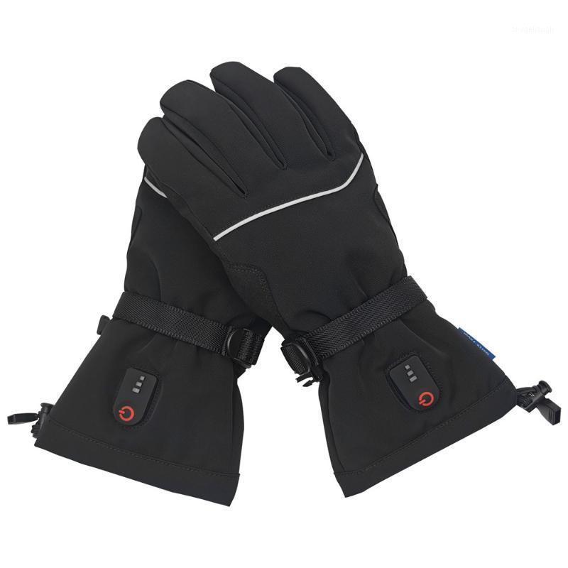 

New 7.4v Winter Sports Electric Battery Heated Gloves 3 To 8 Hours Heating Time for Motorcycling Riding Skiing Fishing Hunting1, Black