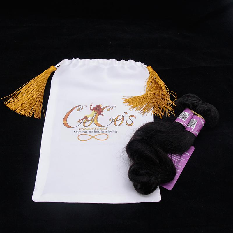 

Customized Logo Brand Satin Packaging Bag For Fit Hair Bag/Jewelry/Cosmetic/Gift/Wedding/Party/Storage/Wig/Bundles/Shoe Bag