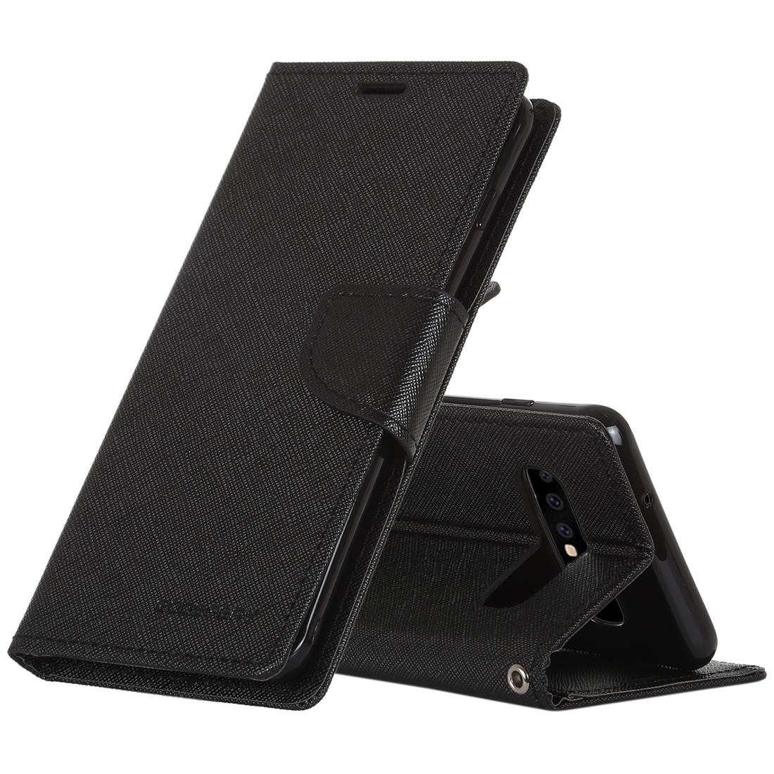 

GOOSPERY FANCY DIARY Horizontal Flip PU Leather Case for Galaxy S10 Plus with Holder Card Slots Wallet