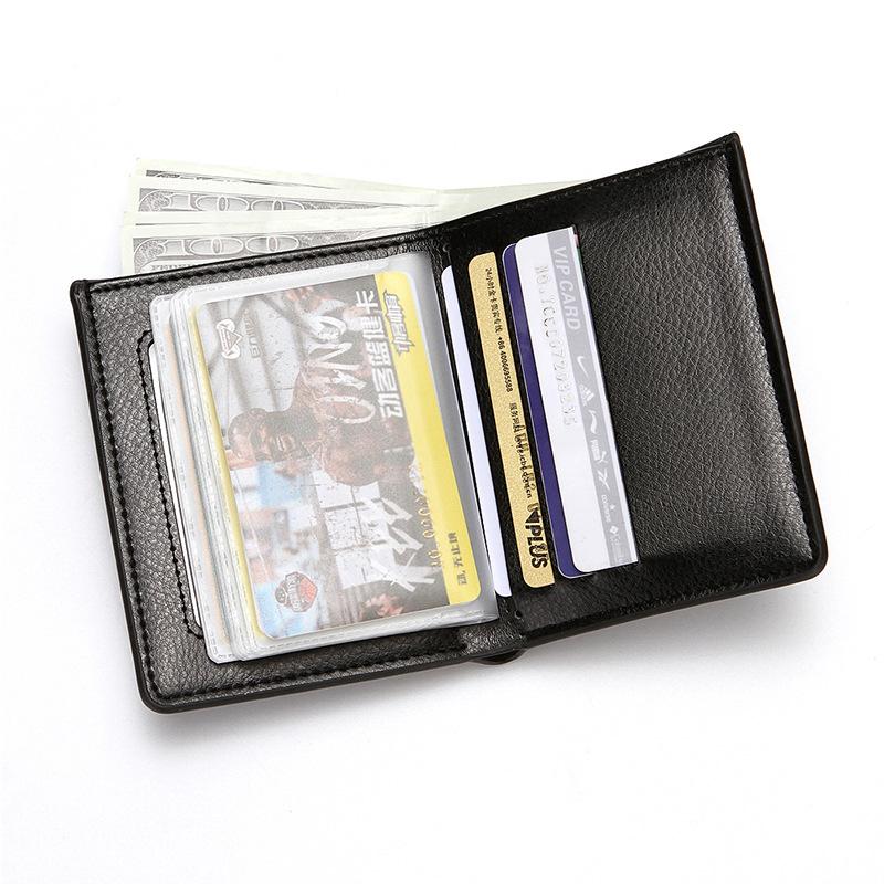 

New Men's Wallet Car Sewing Fashion Driving License Card Set Multi-card Driving License Wallet, Black