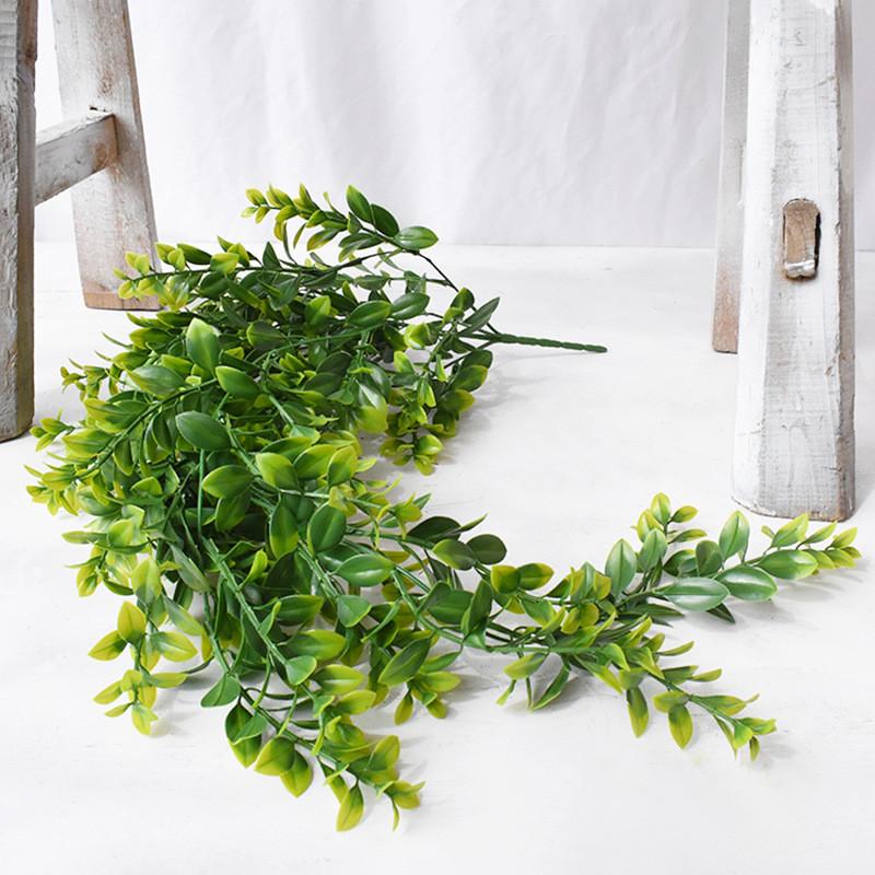 

2pcs Artificial Plant Vines Wall Hanging Simulation Rattan Leaves Branches Green Plant Ivy Leaf Home Wedding Decor Plant-Fall