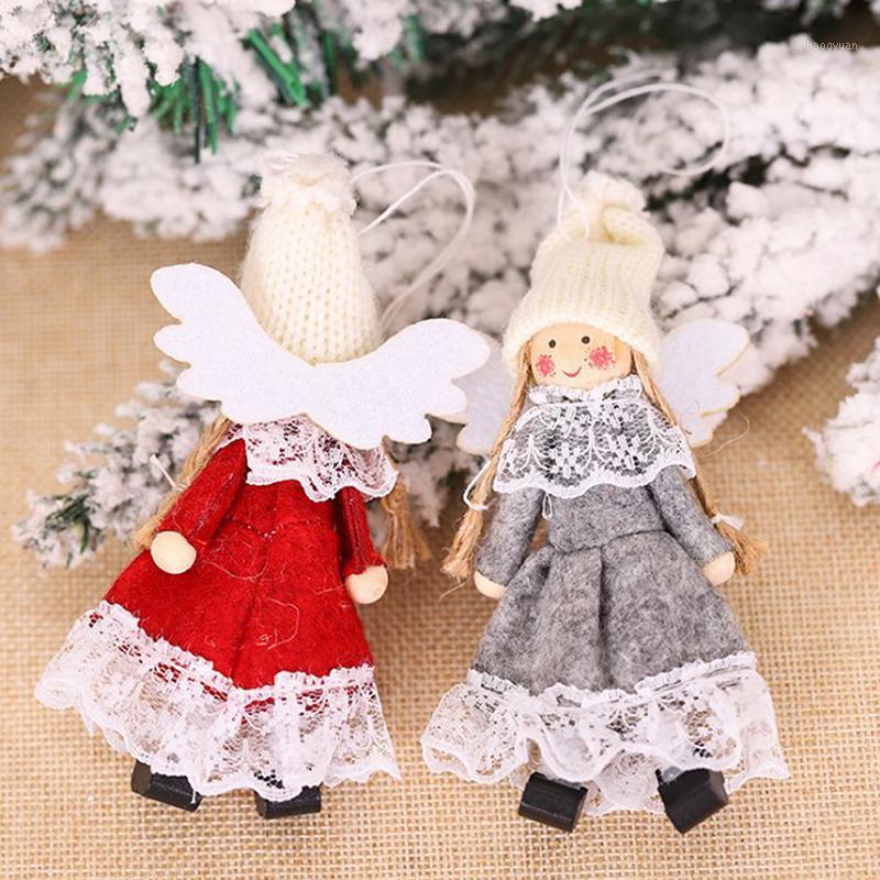 

1pcs Fashion Christmas Angel Pendant Creative Boy Girl Christmas Tree Pendant Doll1