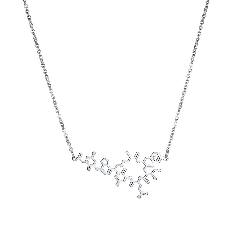 

Molecular Structure Science Ladies Pendant Stainless Steel Pendant Necklace Molecular Necklace Jewelry VN045