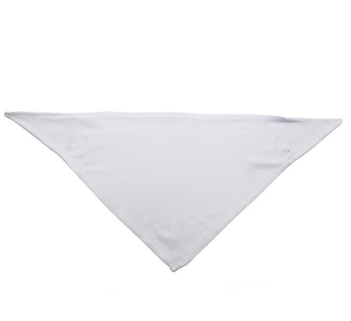 

10pcs Bandanas Sublimation Blank White DIY Polyester Pet Dog Triangle Neck Scarf heat transfer Printing