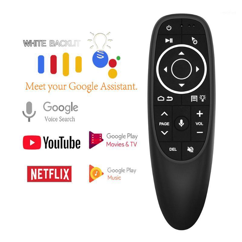 

G10S Pro Voice Remote Control 2.4G Wireless Air Mouse Microphone Gyroscope IR Learning for Android TV Box HK1 H96 Max X96 mini1