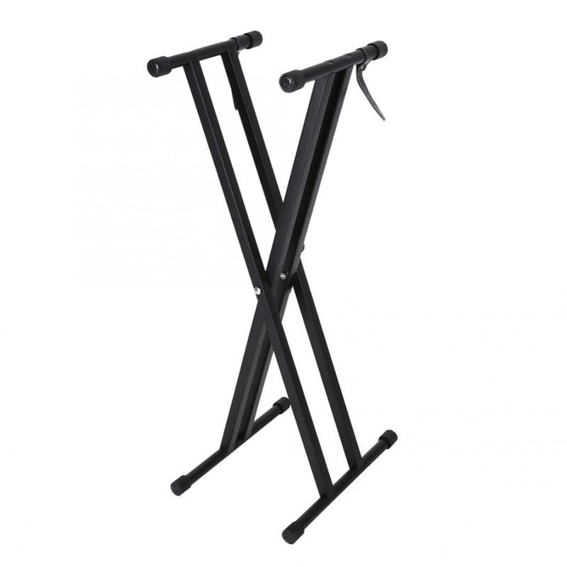 

High Quality Keyboard Holder Piano Stand X-Style Keyboard Stand Double Braced Music Electric Organ Holder Adjustable Height