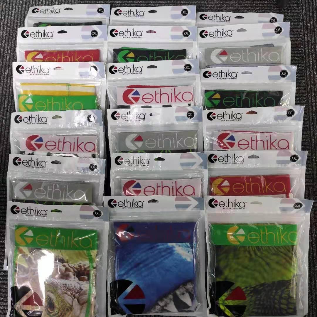 

Men and women Ethika boxer technical clothing graffiti underwear women men fitness quick drying Cotton Boxer sports short boxer underwear852, Random color