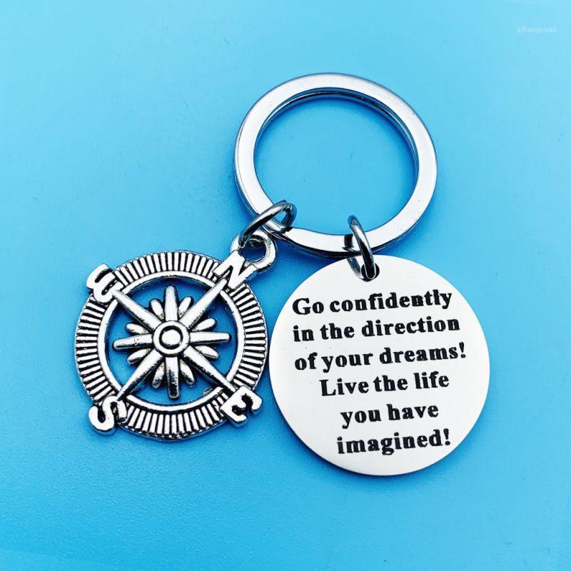 

2020 Graduation Gifts Go Confidently In The Direction Of Your Dreams Graduation Keychain Inspirational Graduates Gifts1