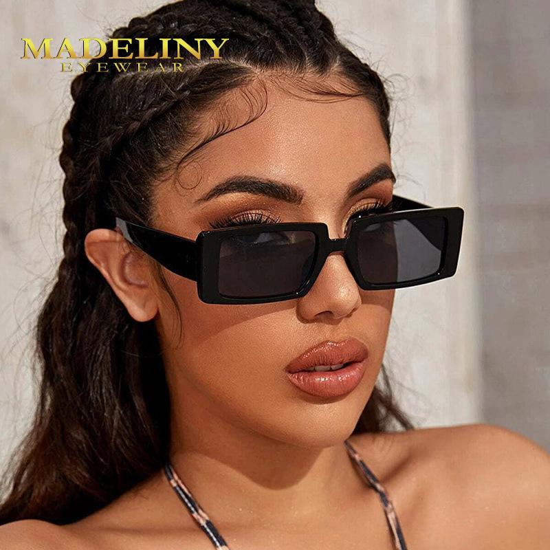 

MADELINY Brand Square Sunglasses Women Designer Luxury Men/Women Cat Eye Sun Glasses Classic Vintage UV400 Oculos MA014