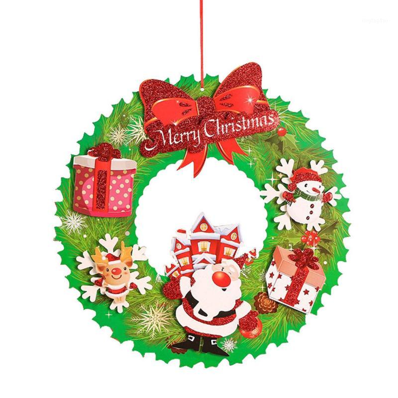 

Christmas Romantic String Hanging Charm Party Decoration Christmas Tree Ornament Wreath Santa Claus Bell Goods1