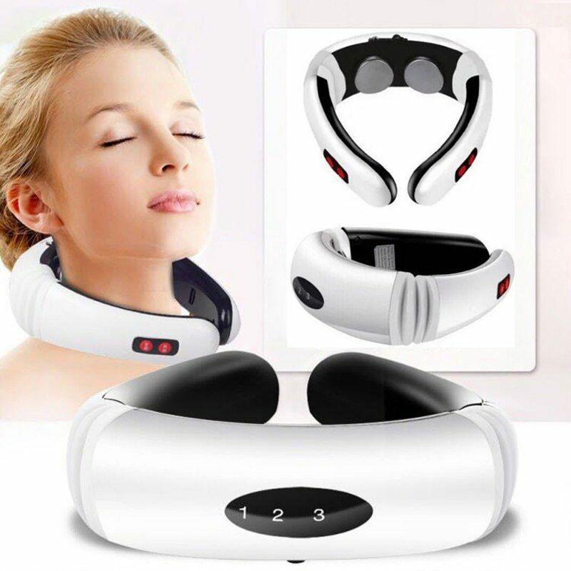 

Electric Pulse Back and Neck Massager Far Infrared Heating Pain Relief Tool Health Care Relaxation Intelligent Cervical Massager