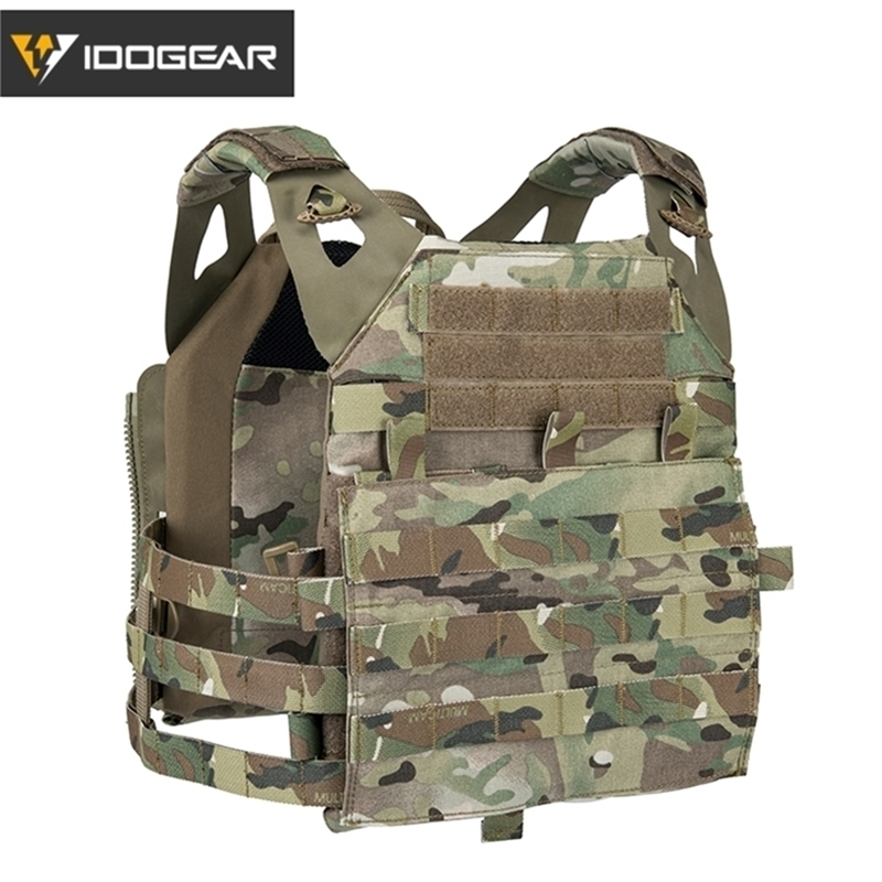 

IDOGEAR Tactical JPC 2 Vest Armor Jumper Plate Carrier JPC 2.0 Military Army Molle Hunting Paintball Plate Carrier 3312 201214, Coyote brown