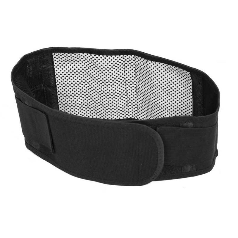 

US Heated Waist Belt Adjustable Self-heating Back Waist Support Lumbar Brace Belt Strap Relief Pain & Stress sports safety, As pic