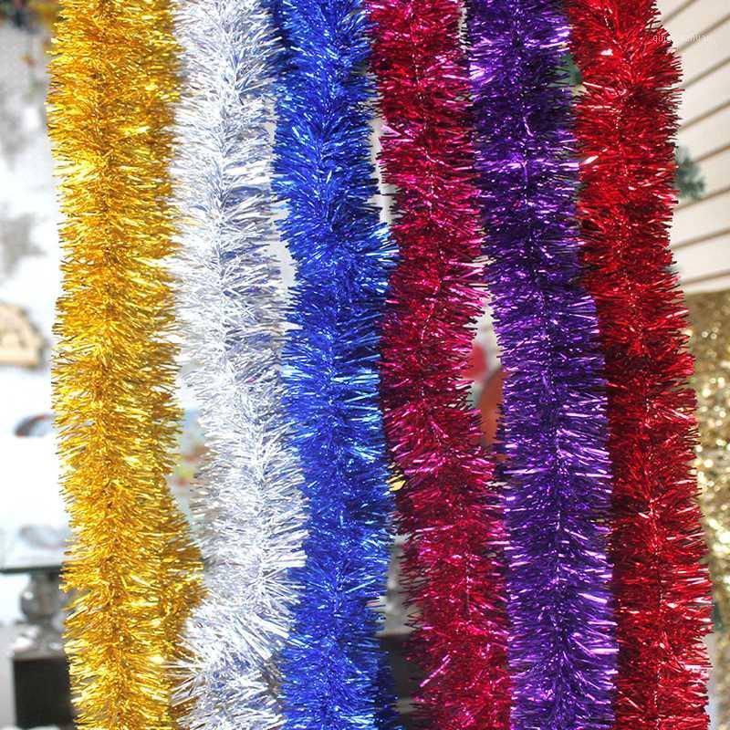 

5pcs/lot Hot sale Tinsel Garlands Christmas decoration for tree ornaments New year party decor Navidad Tinsel Garlands1