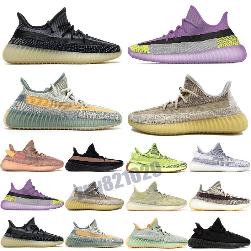 

New Static 3M Reflective Shoes Cheap Belgua 2.0 Semi Frozen Yellow Shoes High Quality Designer Men Wome hNL''Yeezies''350''Yezzies''Boost v2, Color 1