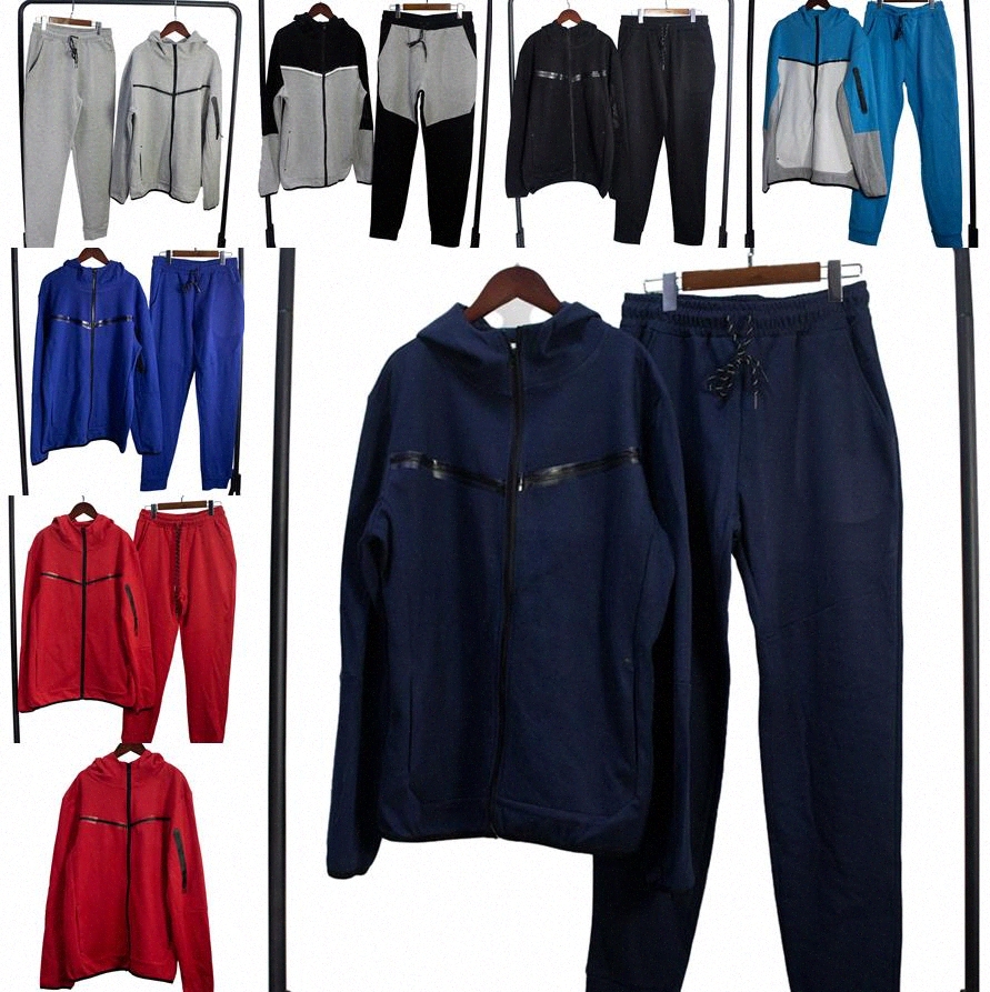 

Tech thick Mens tracksuit long sleeve hoodie hooded casual loose tracksuits sportwear techfleece one zipper jacket hoodies men jogoger sweater hoffers B4lI#