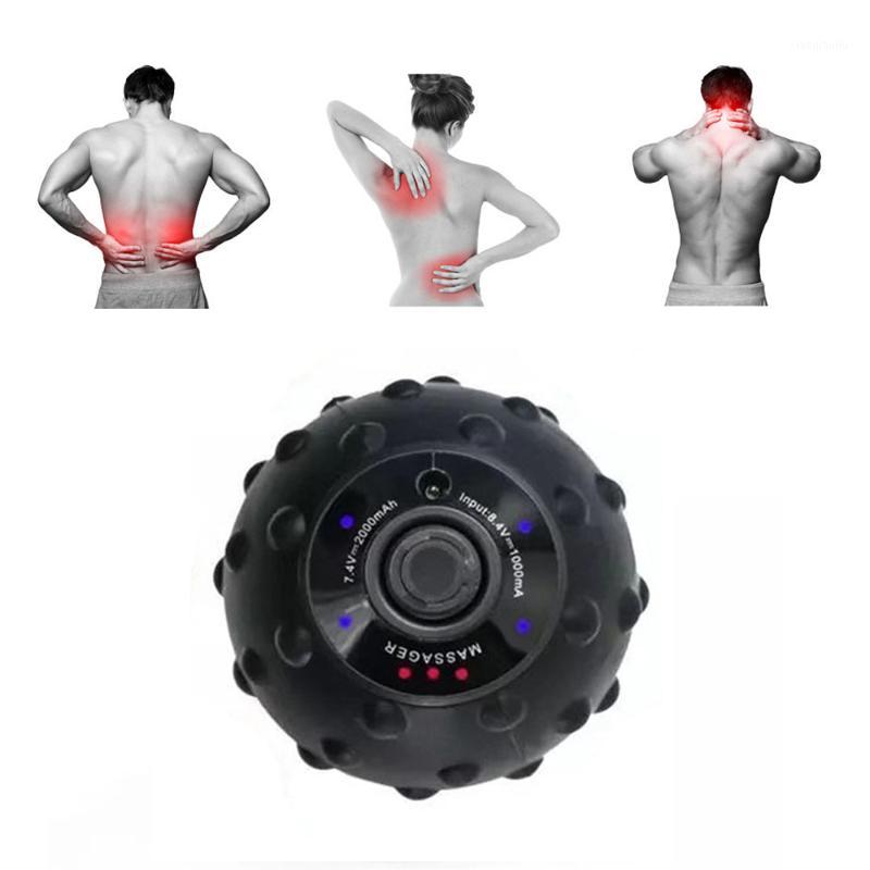 

Yoga Vibrating Massage Ball Electric Massage Roller Fitness Ball Relieve Trigger Point Training Fascia Local Muscle Relaxation1