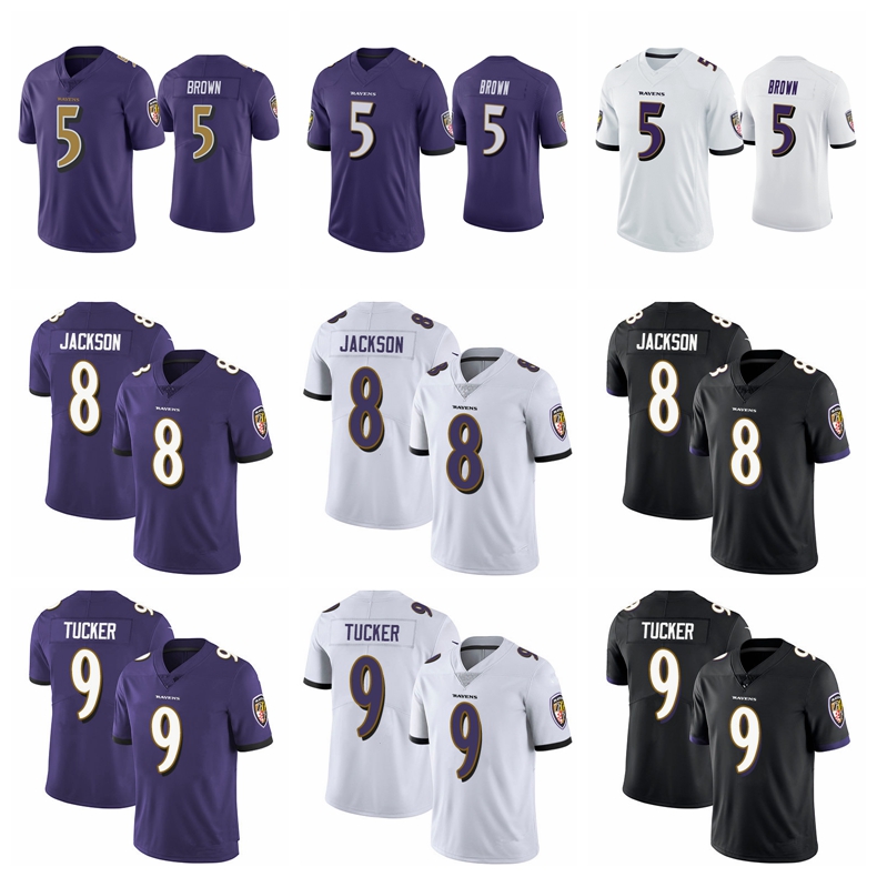 

Baltimore's MEN WOMEN YOUTH Ravens's Justin Tucker Lamar Jackson Marquise Brown sammy watkins rashod bateman Limited Player football Jersey, Black;red