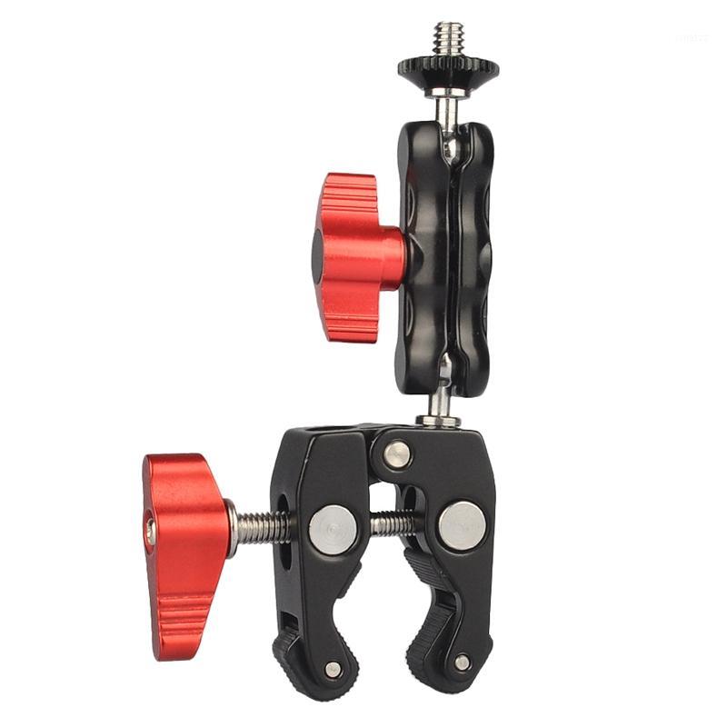 

Multi-Function Ball Head Clamp Ball Mount Clamp ic Arm Super with 1/4inch-20 Thread for Camera Cage Rig Monitor1