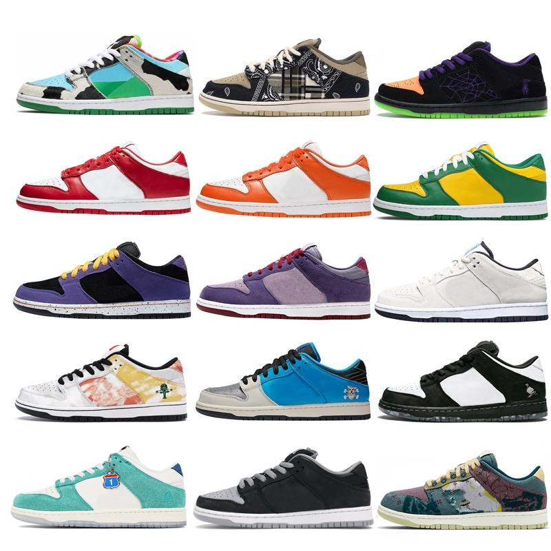 

2020 Travis Scotts Low Mens Running Shoes Chunky Dunky Safari Dunks StrangeLove Pro elephant Laser Orange Womens Skateboards sneakers