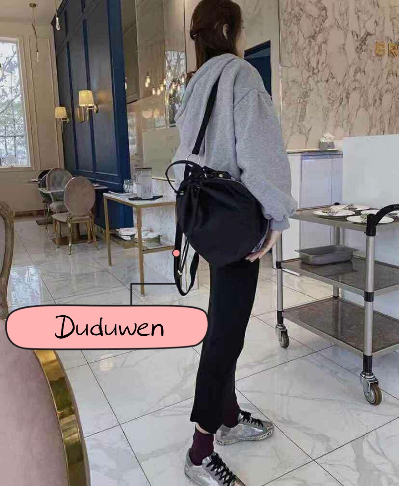 

31X25X16CM C fashion nylon bag classic backpack makeup fashion school or street packpack vip item school bag